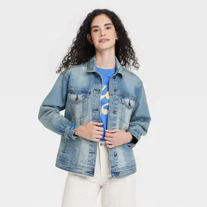 Women's Jean Jacket - Universal Thread Medium Wash S