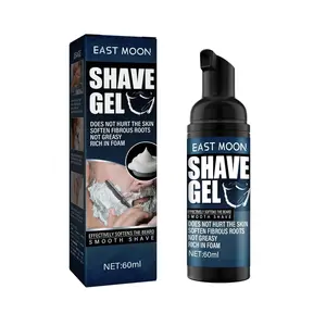 Men's Shaving Cream Foam Gentle Refreshing Clean Softening Beard Foam Shaving Cream, Smooth & Effective Hair Removal Solution, Body Hair Remover