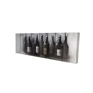 360 Stand 20x60 in. High Def Bottle Array Artistic Vintage Glass Antique Wall Print - Farmhouse Home Decor, Rustic & Modern Farmhouse Kitchen Still Life Posters for Wall Decoration, Artwork, Vintage Design, Room Aesthetic