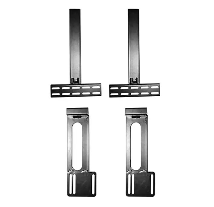 Silver & Gold Adjustable Base Headboard Brackets