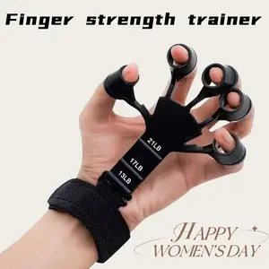 5 Finger Strength Trainer Abs Hand Exerciser, Adjustable Hand Strengthener, 9.53kg 7.71kg 5.9kg Weight Indicators, Wrist Power Enhancement, Ideal Rehabilitation, Adjustable Workout Equipment, Strength Training Accessory