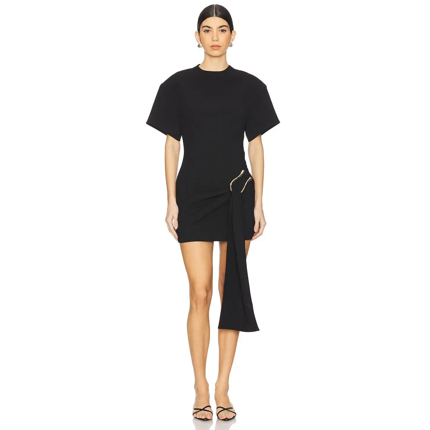 LIONESS Martini Mini Dress in Onyx