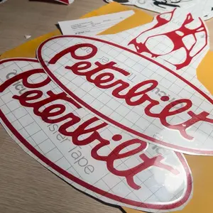 Peterbilt Chick Sticker
