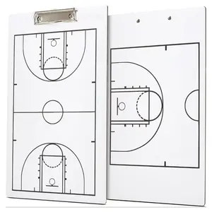 Basketball Dry Erase Coaches Clipboard, Basketball Practice, Double-sided Basketball Court Clipboard, Dry Erase White Board, Basketball Gift for Coaches, Whiteboard