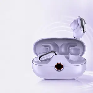 Wireless Bluetooth earphones for Android and iPhone users, clip-on design for comfortable wear, a great gift for family and friends. Device