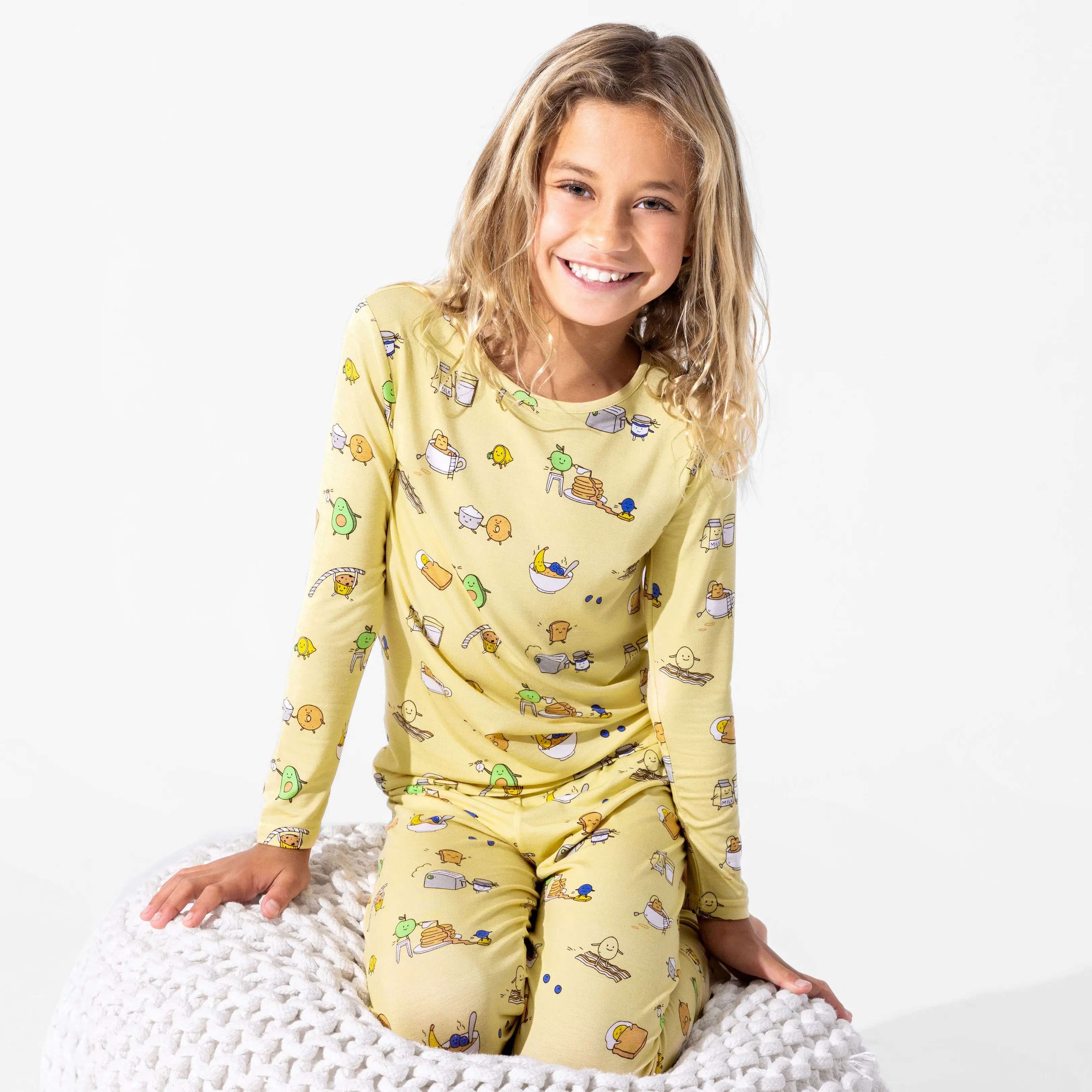 Bellabu Bear Love You Brunches Bamboo Kids Pajamas - Soft and Comfortable for Ultimate Comfort