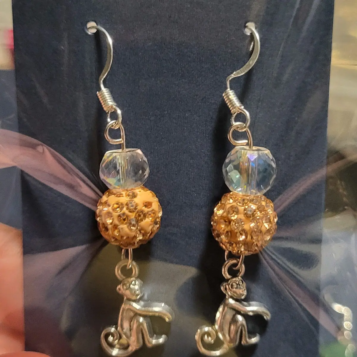 Monkey Earrings