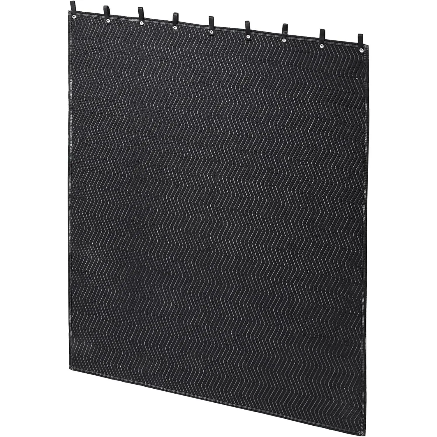 Studio Sound Blanket, Large Soundproof Blanket with Grommets, Heavy Duty Sound Dampening Noise Reducing Divider for Workshop, Basement, Laundry, Acoustic (Black, 72x40'')