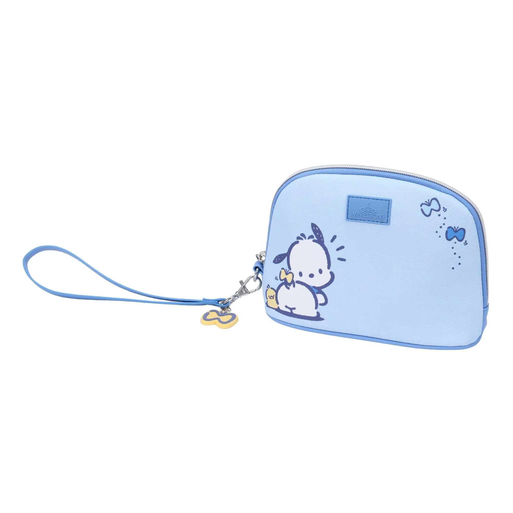 Pochacco™ Arch Makeup Bag, Makeup Storage Organizer, Cartoon Illustration Make-Up Bag, Carrier Pouch for Cosmetics, Carrier Pouch Make-Up Bags