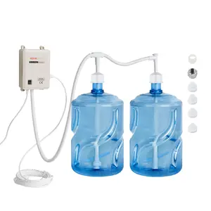 VEVOR Bottled Water Dispenser Pump System, 2x5 Gallon Dispensing System, Automatic Electric Water Dispenser, Double-Pipe Water Jug Pump, Compatible Use with Coffee/Tea Machine, Refrigerator, Ice Make