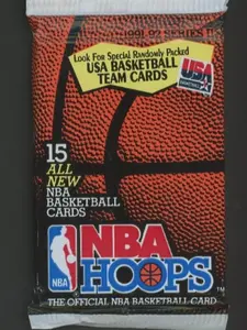 NBA Hoops NBA Series II 1991-1992 Pack - LIVE RIP ONLY