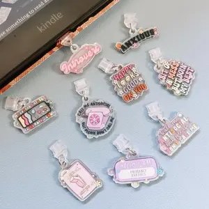 Mental Health Kindle Charm Accessory | Acrylic USB-C & Micro USB Dust Plug