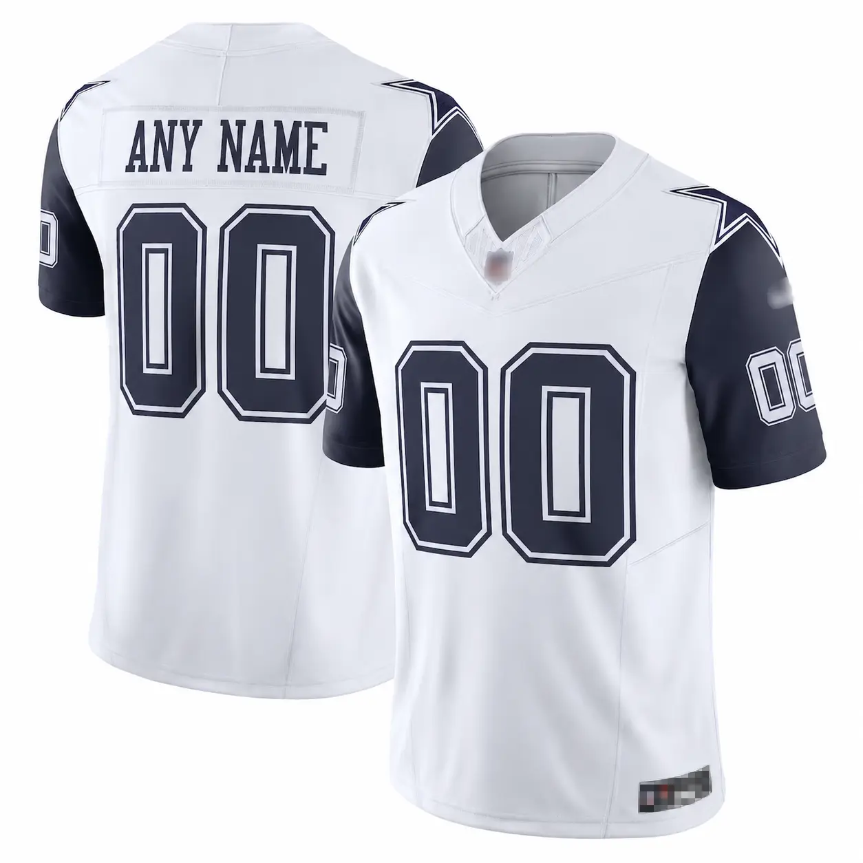 Men's Dallas City Style V-Neck Mesh Top - Custom Numbered Athletic Tee (Lamb #88, Prescott #4, Pickens #3, Aubrey #17) - US Stock