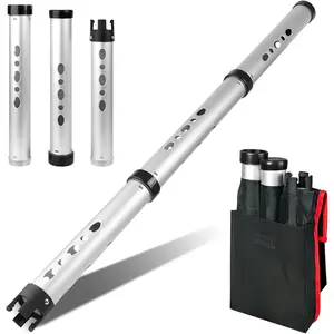 Aluminum Alloy Golf Ball Retriever, Golf Ball Picker Upper Tube Shagger Grabber, Ball Collector Pickup Tool Device for Men Women Golf Enthusiasts