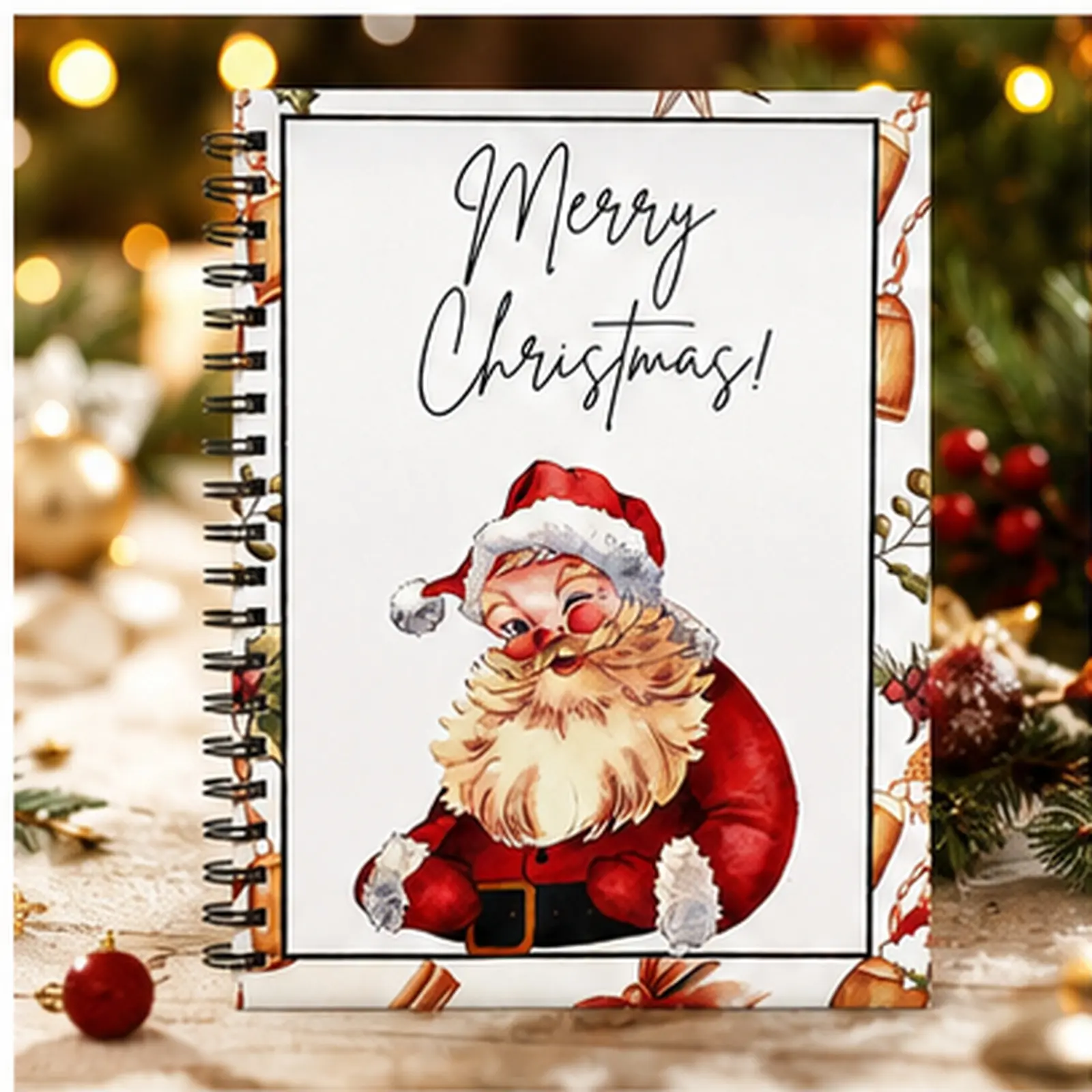 Christmas Gift Card Book - Spiral Bound with 38/10 Pages Beautifully Pre-designed Pages, College Survival Christmas Gift Card Book Holder, Personalized Xmas Gifts for Family Friends Students