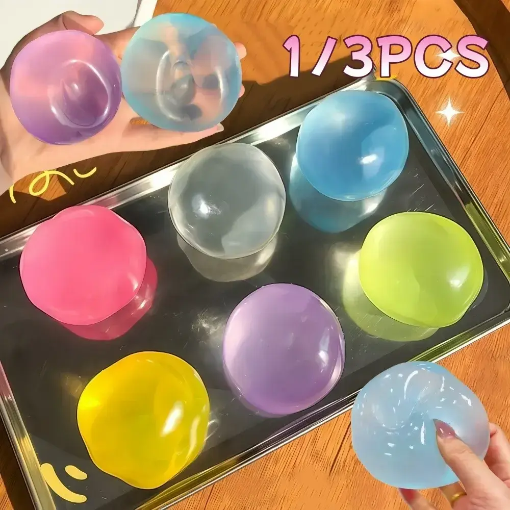 Plastic Slow Rebound Coconut Oil Hand Squeeze Balls, Anxiety Relief Toy, Stress Relief Tool, Squishy Fidgets, Easter Toy, Party Gift, Birthday Present, Stress Relief Gadgets