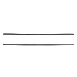 18inch and 26inch 8x10mm 3 Section Rubber Windshield Wiper Blade Refills for Car Black - Pack of 2