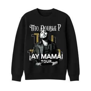 Ay Mama Tito Double P T-Shirt – Mexican Music-Inspired Graphic Tee Casual Classic Cotton Fabric Menswear Unisex