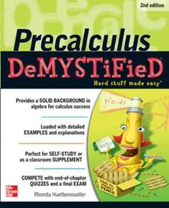 USED-Pre-Calculus Demystified, Second Edition by Huettenmueller, Rhonda (Paperback)