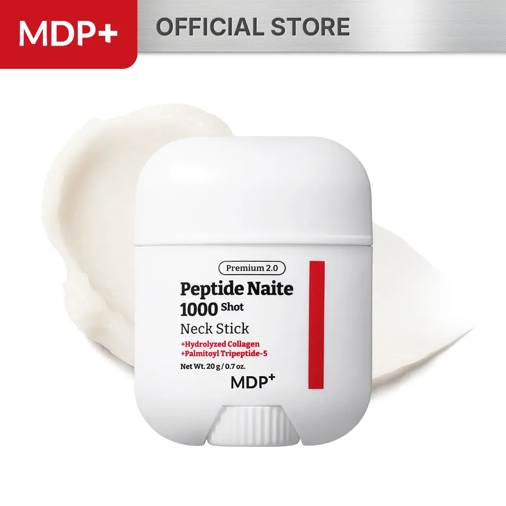 [MDP+ Official] MDP+ Premium Peptide Naite 1000 Shot Neck Stick | Neck Firming Stick, Peptide Neck Cream, 0.70oz/20g, Hydration, Elasticity Care, Smooth Neck Care, Korean Skincare