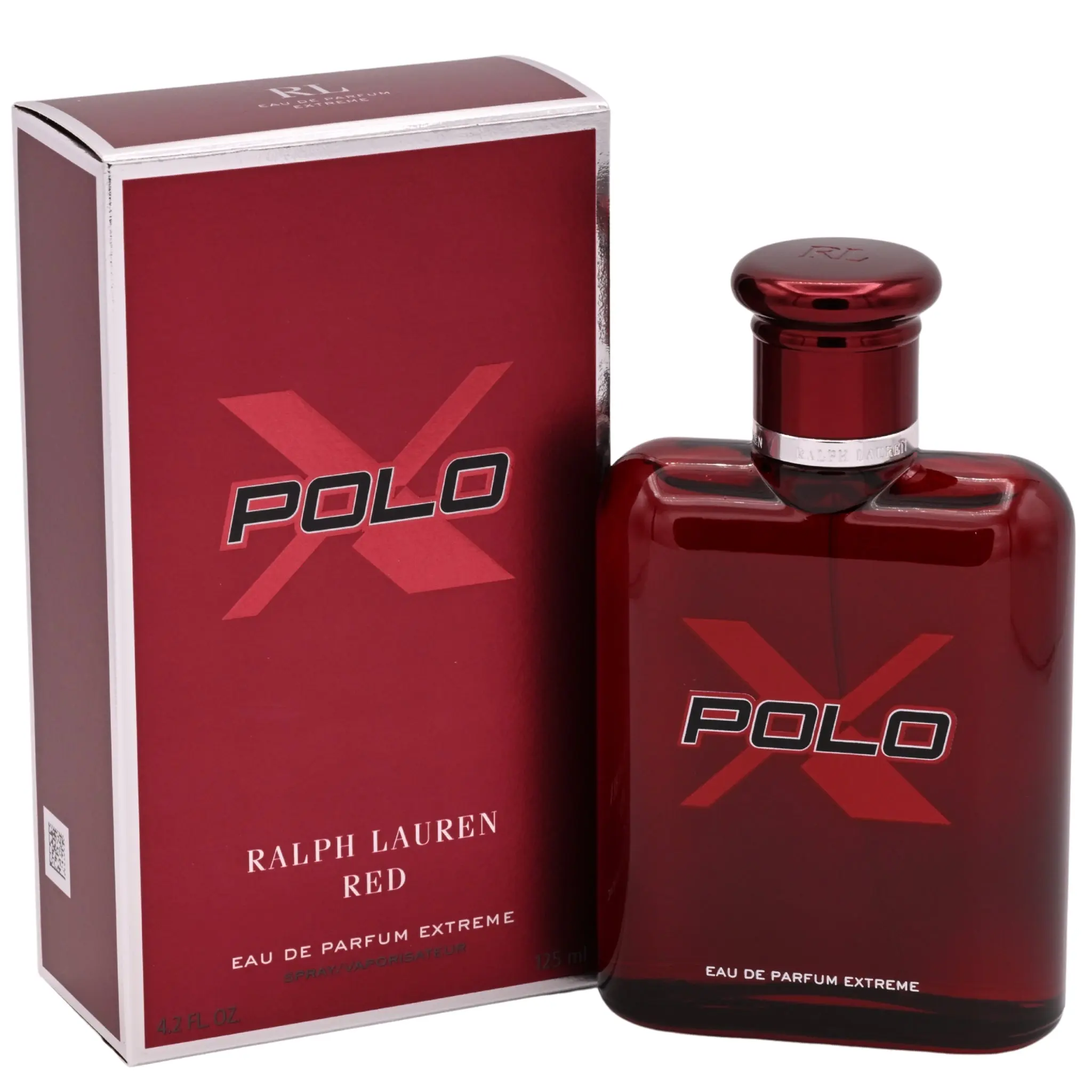Men's Ralph Lauren Polo Red Extreme Eau de Parfum Spray - Leather-Rich Fragrance with Blood Orange, Coffee, 4.2 oz/125ml Retail Box - Bold, Passionate Evening Wear Fragrances, Perfumes, Cologne