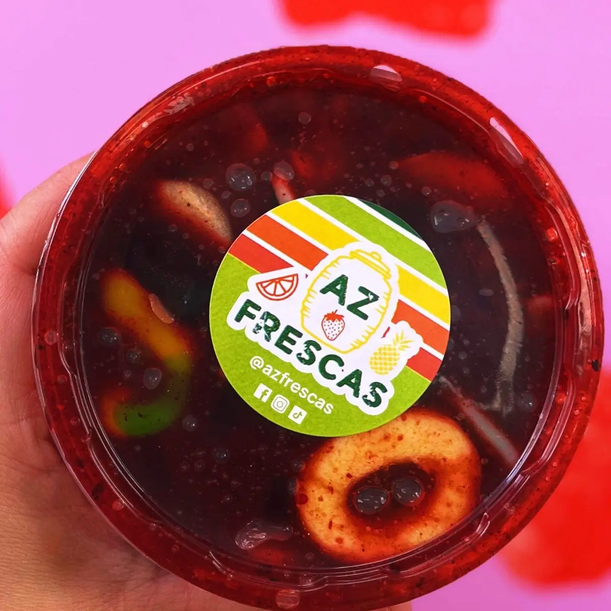 Chamoy gummy cup Chamoy gummy cup