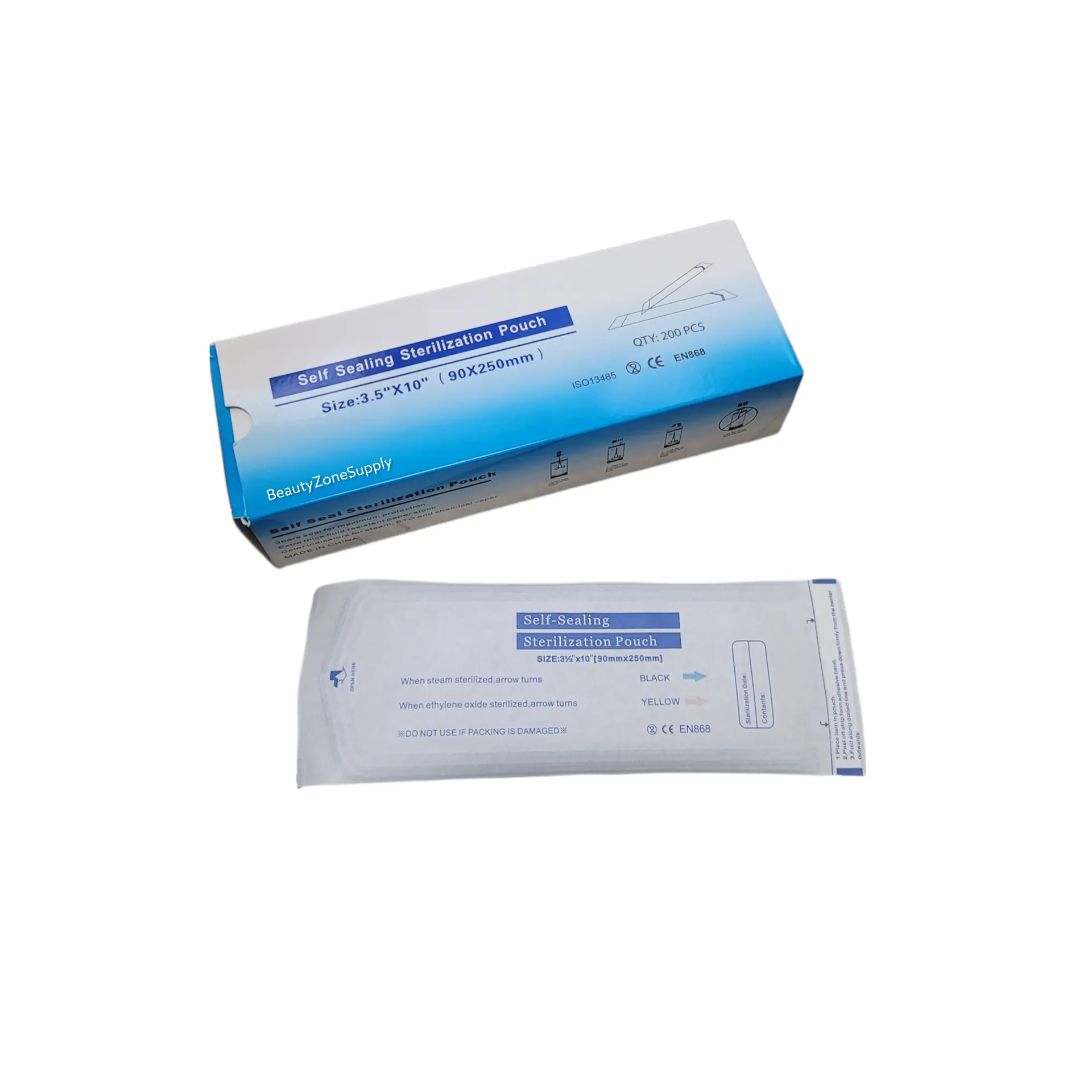 3K Self Sealing Sterilization Pouch Regular 3.5 x 10  200 pcs