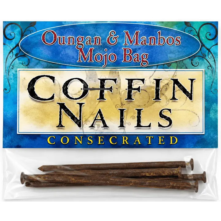 Consecrated Coffin Nails | Ritual Supplies for Protection, Banishing & Reversal