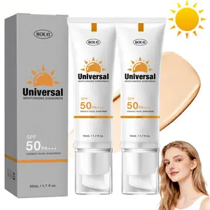 Sunscreen Moisturizer, With A Light And Easily-Absorbed Texture, Can Effectively Keep The Skin Moist For A Long Time Without Being Greasy. It Is Suitable For Daily Commuting And Outdoor Activities.