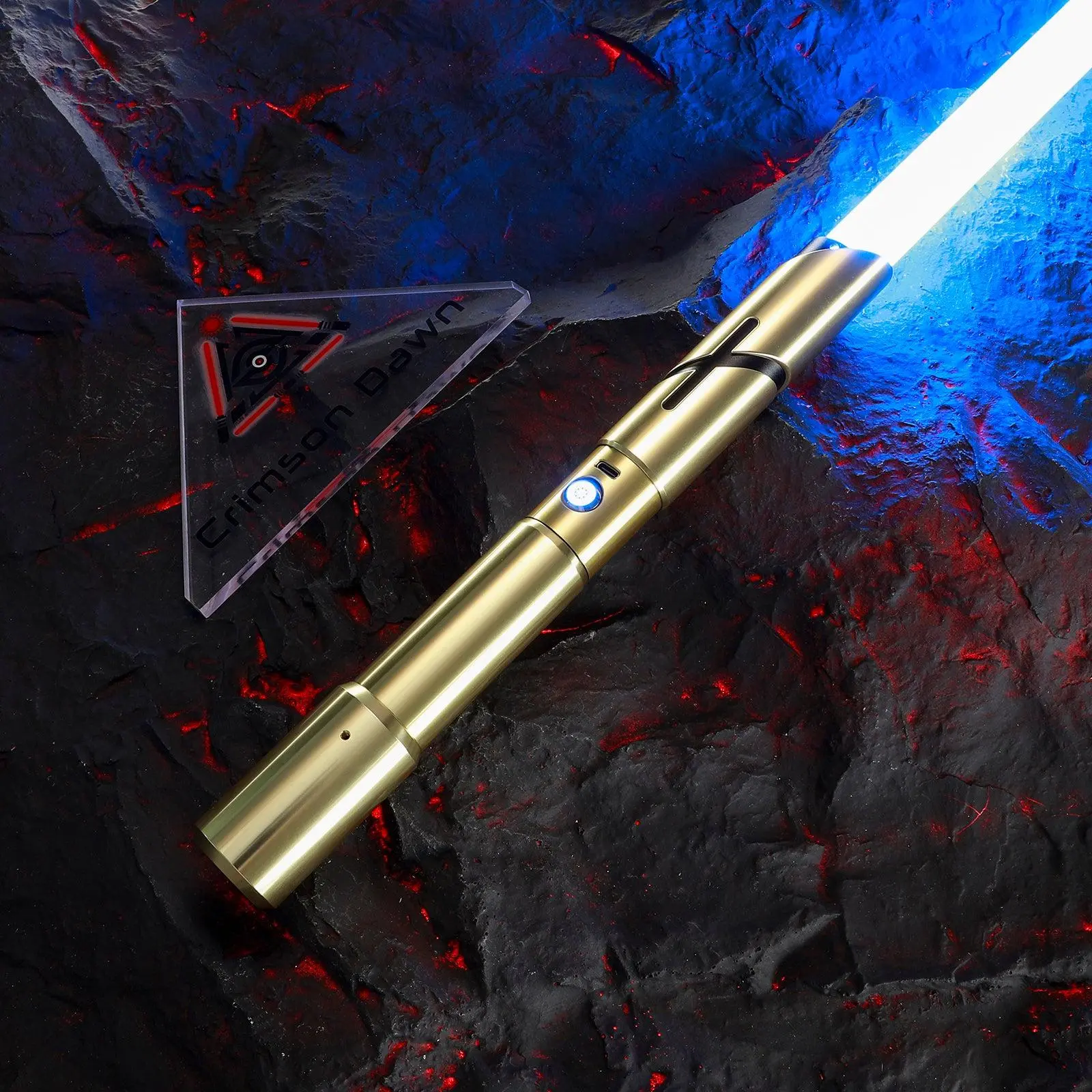 Crimson Dawn Solarius Lightsaber – Custom Metal Hilt Dueling Saber