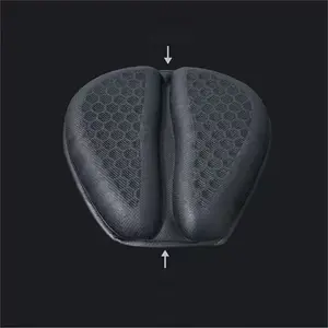 3D Honeycomb Gel Motorcycle Seat Pad, Motorcycle Seat Cushion, Breathable Shock Absorption, High Elasticity, Comfortable Long Ride, Ideal for Motorcyclists, Seat Padding, Motorcycle Accessories