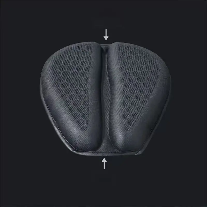 3D Honeycomb Gel Motorcycle Seat Pad, Motorcycle Seat Cushion, Breathable Shock Absorption, High Elasticity, Comfortable Long Ride, Ideal for Motorcyclists, Seat Padding, Motorcycle Accessories