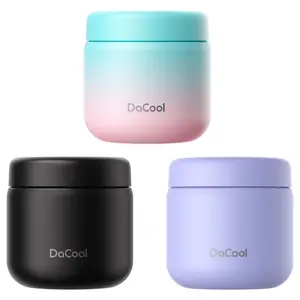 Kids Lunch Thermos,Vacuum Stainless Steel 13.5 oz, Insulated Food Jar for Hot/Cold Foods for Schools, Offices & Households Drinkware Flasks lunchbox