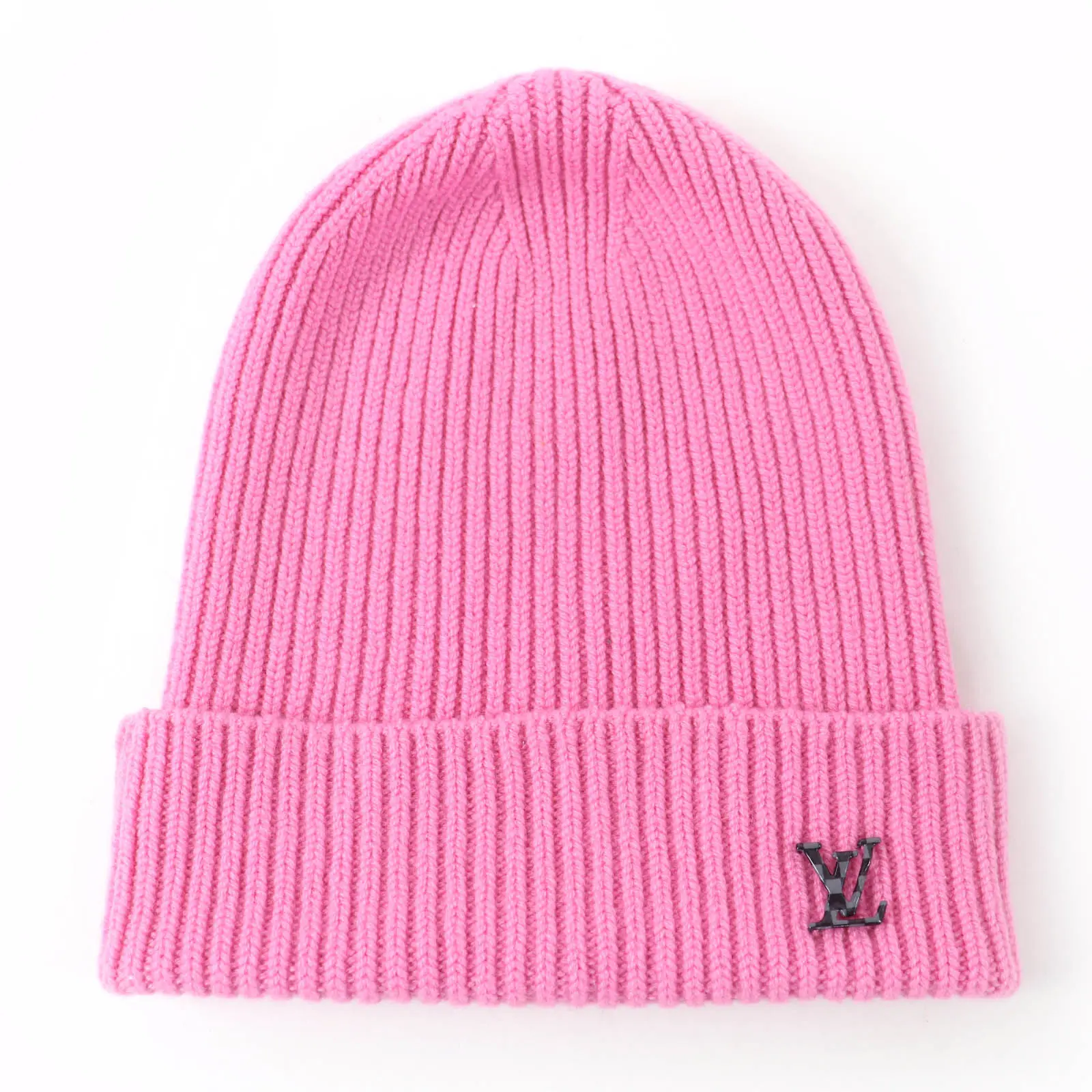 Pre-owned Louis Vuitton Cashmere Small Leather Goods Knit Cap