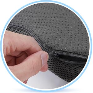TushGuard Seat Cushion - Memory Foam Cushion for Office Chair, Car Seat, Airplane, Bleacher - Sciatica & Hip & Coccyx Pain Relief Desk Chair Cushion for Long Sitting Office Workers, Car Drivers,back to school,back to school shopping,home decor