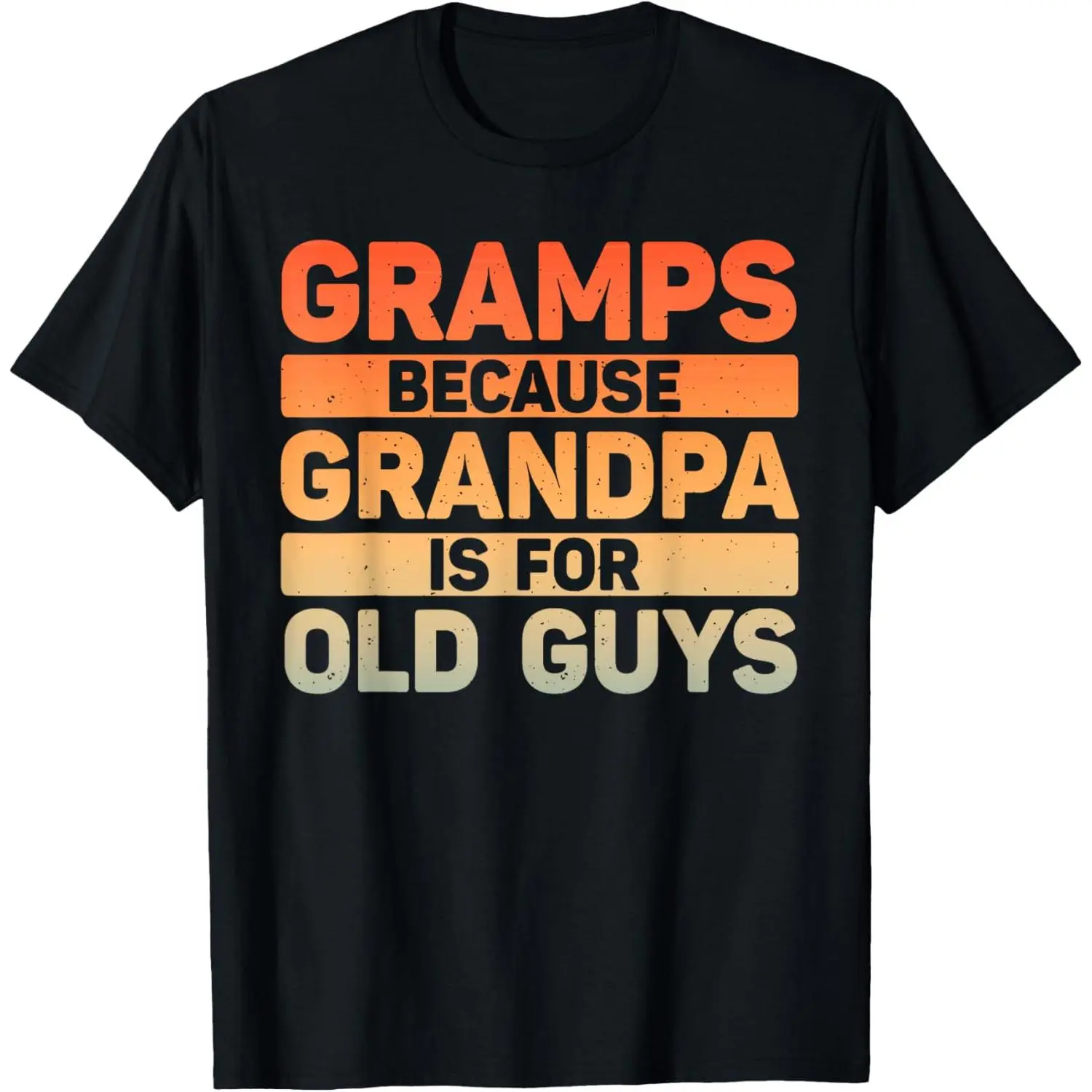 Gramps Design  From Grandkids Father's Day Gramps T-Shirt,Made in USA