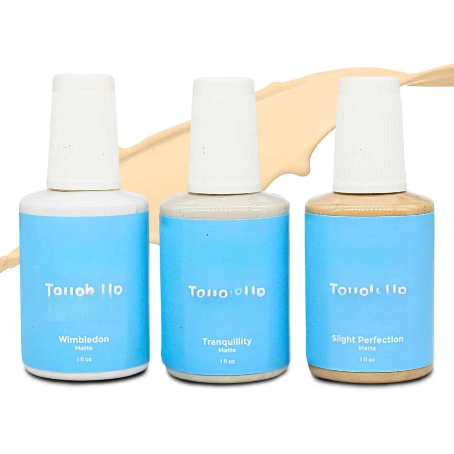 Touch-Up  | Matte Finish for Drywalls, Concrete, Brick, Tile, Doors, Cabinets & More | Multi-Tone Beige Repair Kit | Quick-Dry, Low-Odor, Ultra-Low VOC | No Sanding or Primer Needed | 3 Pack