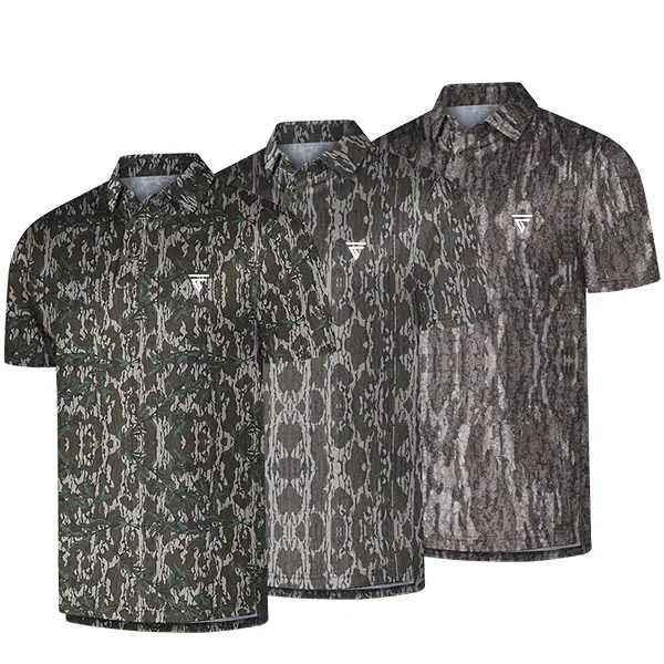 Men’s Camo Polo Shirt – Soft, breathable, and perfect for golf, hunting, or any outdoor adventure. A great gift for him or dad who loves camo style and comfort.