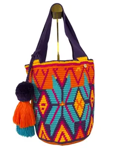 WAYUU LARGE TOTE BAG TROPICAL