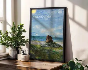 Vinland Saga Poster: Vintage Anime Manga Art Print (No Framed)