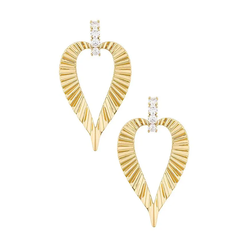 MIRANDA FRYE Jasmine Earring in Gold