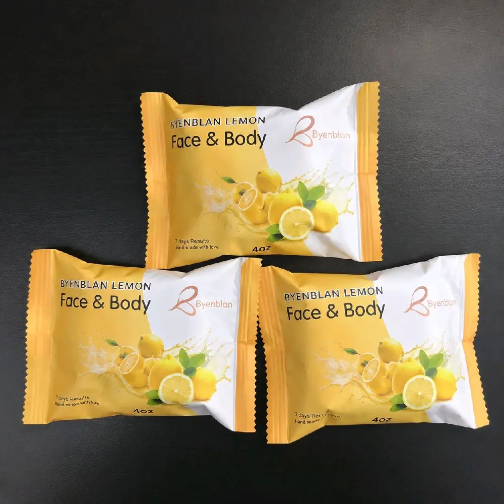 3 PCS Byenblan Lemon Facial & Body Soap, Beauty & Personal Care Skincare Cleanser