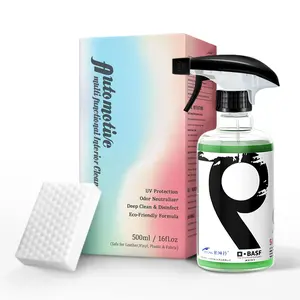 Powerful Car Interior Cleaner | Multi-Purpose Interior Detailer | 16 oz Spray Bottle | Specially Formulated for Leather Seats | Effectively Removes Stains from Carpets, Upholstery, and Fabrics | Cleans, Nourishes, and Protects in One Step