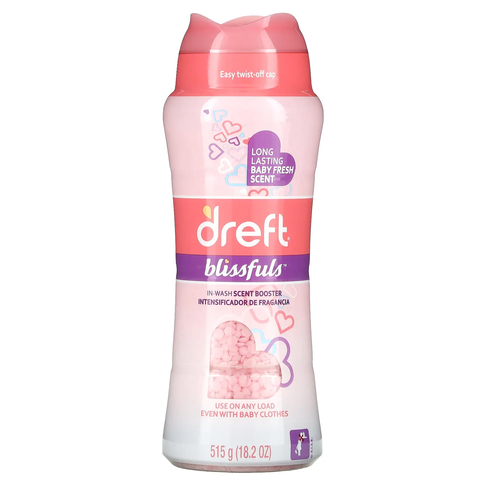Dreft Blissfuls, In-Wash Scent Booster, 18.2 oz (515 g)