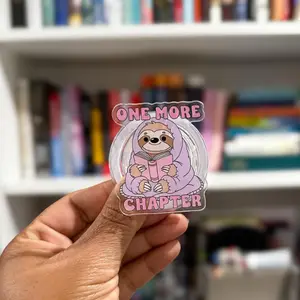 One More Chapter Sloth MagSafe Phone Grip, Cute Magnetic Phone Holder, Adorable GripTok mount sticky accessories Foldable Wireless pop socket