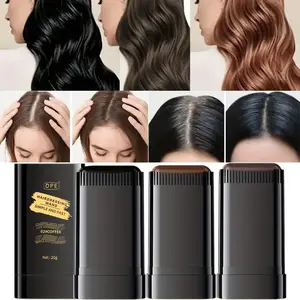 Portable Disposable Hair Dye Stick, Self-Brush Head, Quick Coverage, Natural Color, Long-Lasting, Non-Toxic, Single Item