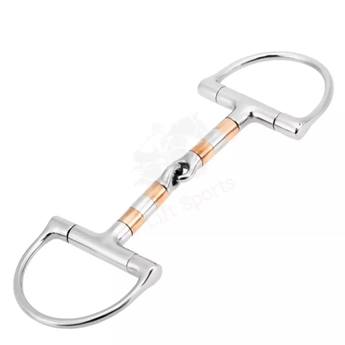 D Ring Snaffle Bit Horse Riding with Copper Roller Stainless Steel Top Quality