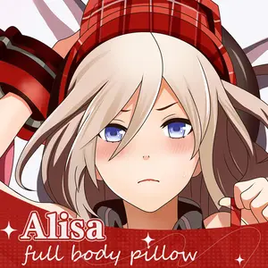 God Eater  Double Sided Alisa Print Hing Body Pillowcase Otaku Cosplay Pillow Cover