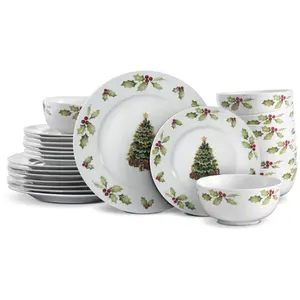 Pfaltzgraff Christmas Day 24-Piece Dinnerware S et Pfaltzgraff Christmas Day 24-Piece Dinnerware S et