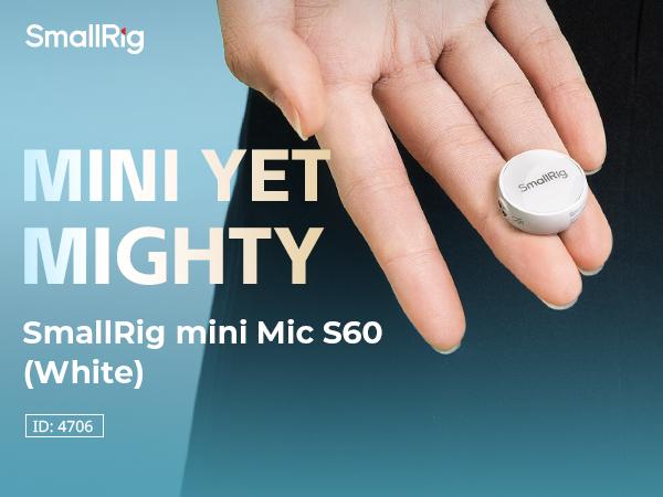 SmallRig S60 USB-C Wireless mini microphone Magnetic Clip Pro Kit for iPhone 17/16 Pro & Android,44H Studio Sound with Noise Cancelling,Compact,Lightweight Design Lavalier Microphone for Content Creation Charging Case Receiver Audio